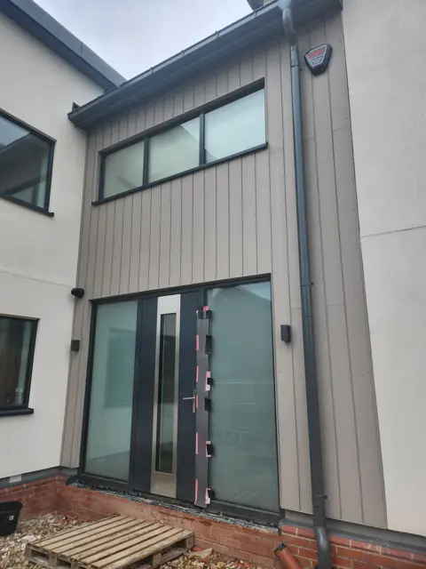 Vertical cladding on a rear extension — CG Cladding Solutions